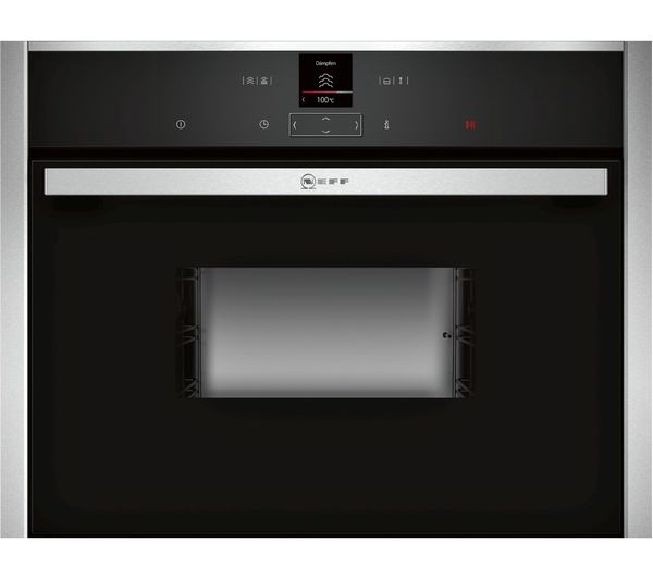 NEFF C17DR02N0B Compact Electric Steam Oven - Stainless Steel, Stainless Steel