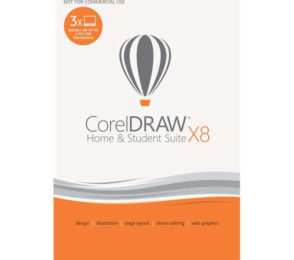 COREL CORELdraw Home and Student suite X8