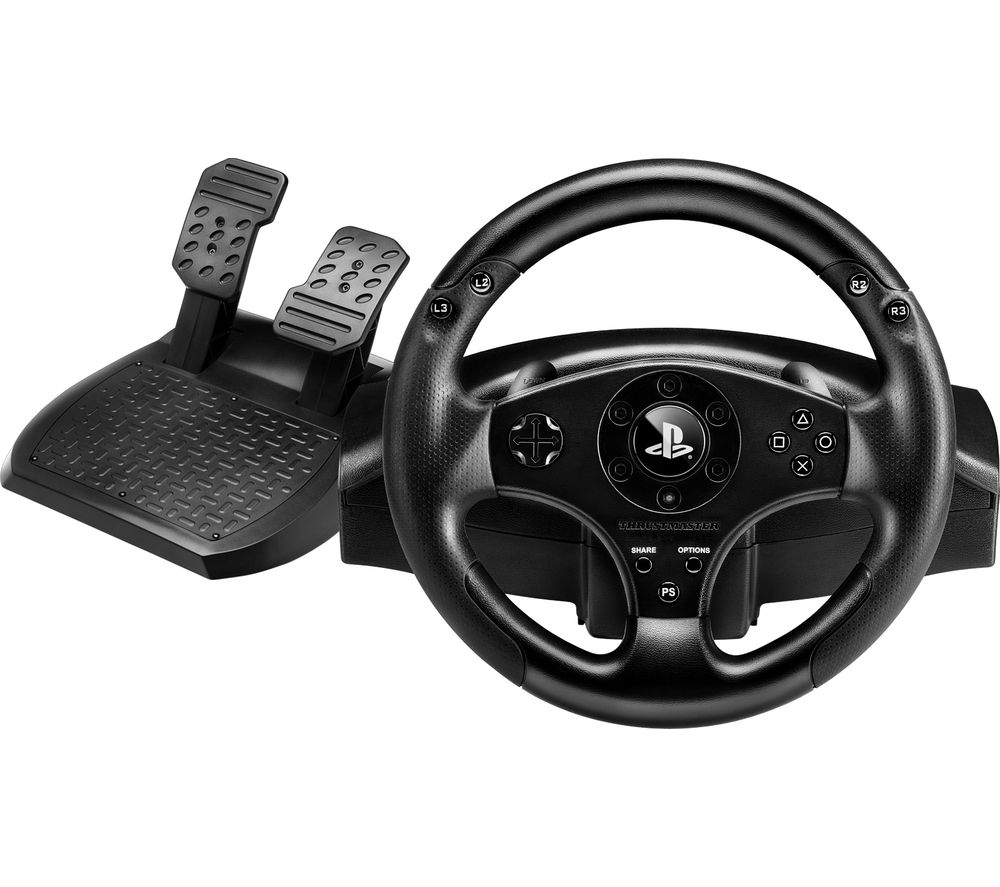 playstation 3 steering wheel and pedals
