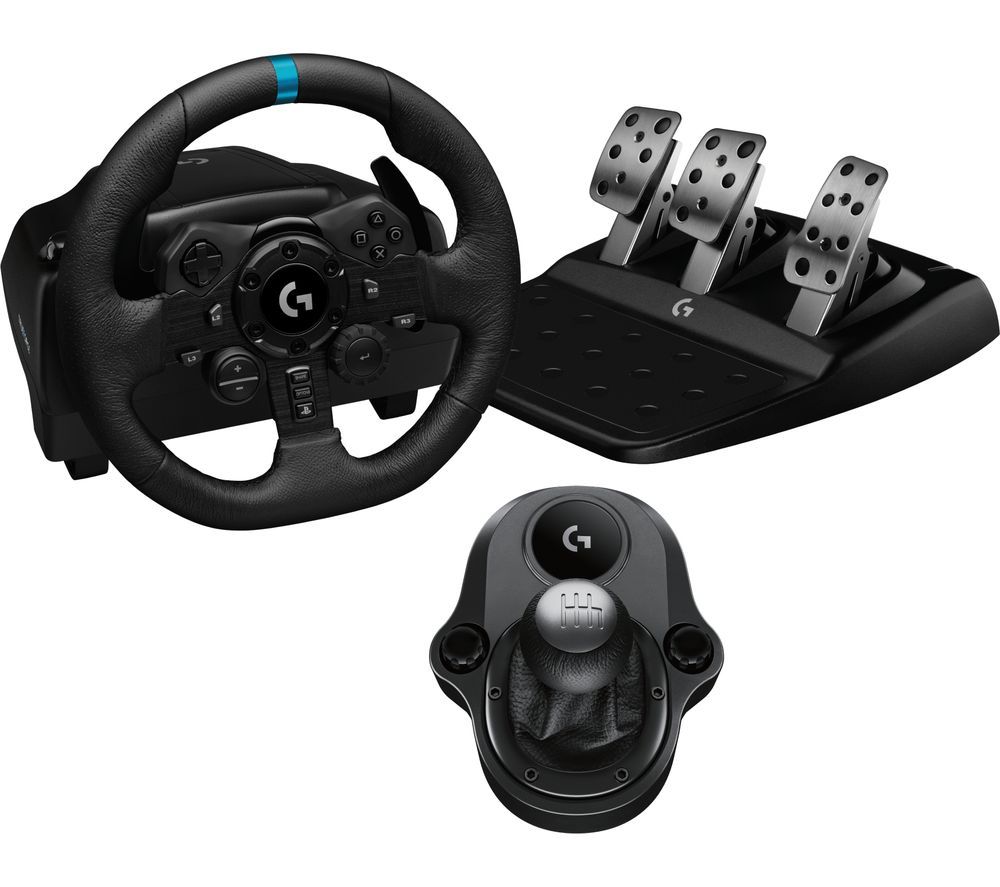 G923 PS4 & PC Racing Wheel, Pedals & Driving Force Shifter Bundle
