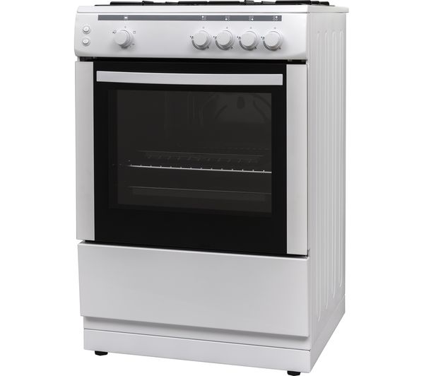 essentials cfsgwh18 50 cm gas cooker white