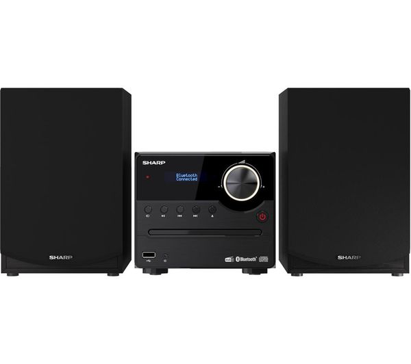 SHARP XL-B517DBK Bluetooth Micro Hi-Fi System - Black