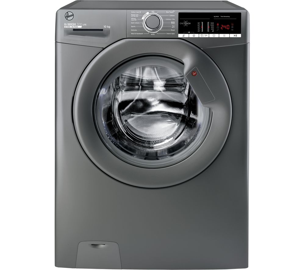 H-Wash 300 H3W410TAGGE NFC 10 kg 1400 Spin Washing Machine - Graphite