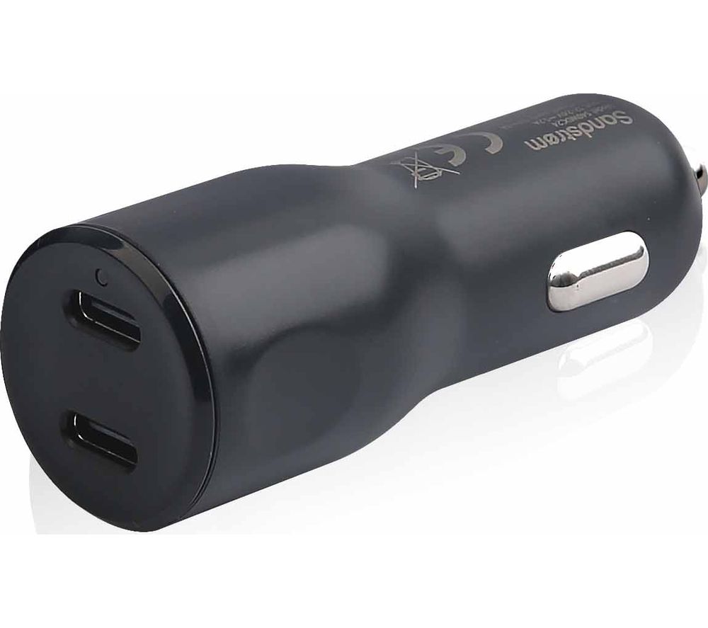 S40WDC24 40 W Dual USB Type-C Car Charger