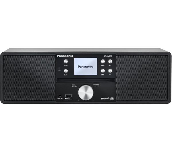 Image of PANASONIC SC-DM202 Bluetooth All-in-One Stereo System - Black
