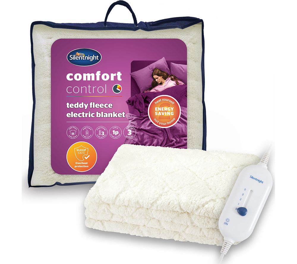 Comfort Control Teddy Electric Blanket - King-size