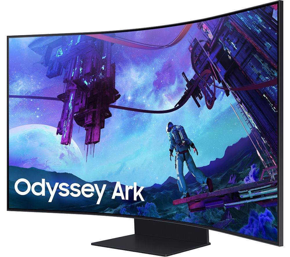 Odyssey Ark 2nd Gen 4K Ultra HD 55" Curved Quantum Mini-LED Gaming Monitor - Black