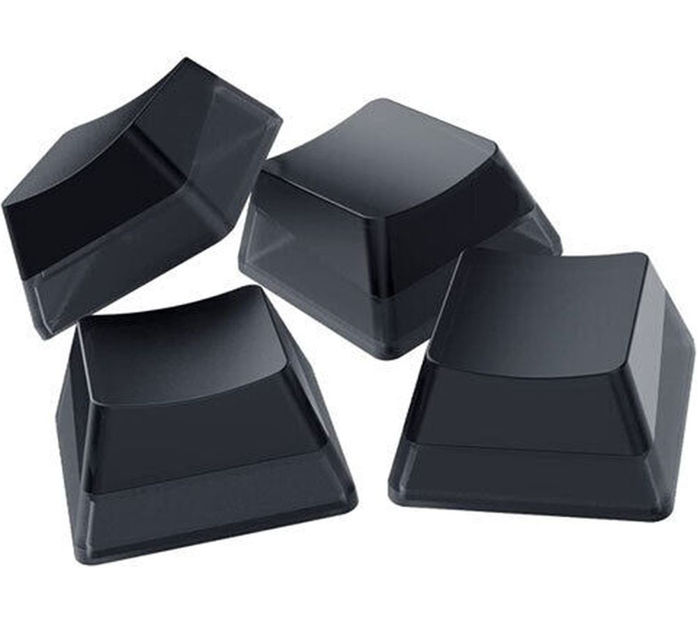 ABS Phantom Keycaps - UK/US Layout, Black
