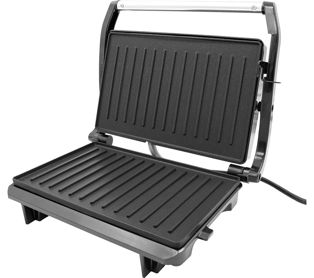 34340 Panini Press & Grill - Black & Silver