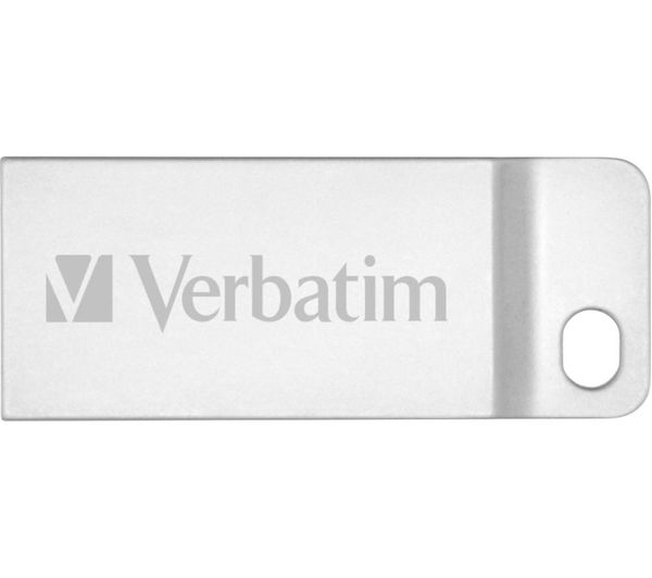 Verbatim Metal Executive Usb 20 Memory Stick 64 Gb Silver