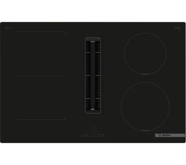Image of BOSCH Series 4 PVS811B16E 80 cm Vented Electric Induction Hob - Black