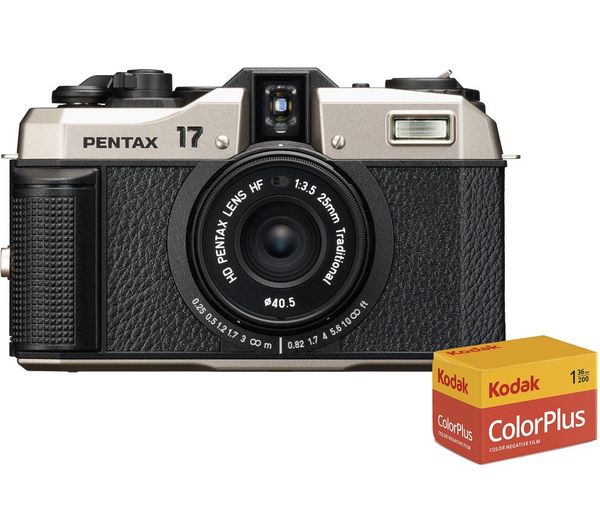 Pentax 17 Compact Film Camera Starter Pack Black