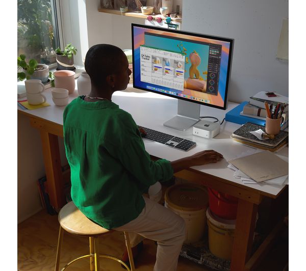 APPLE Mac mini (2024) - M4, 512 GB SSD, Silver - MU9E3B/A - Currys