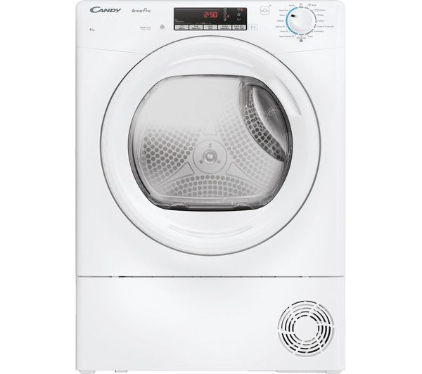 Candy Smart Pro Croe C9te 80 Wifi Enabled 9 Kg Condenser Tumble Dryer White