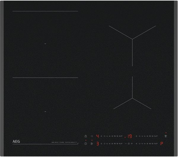 AEG 6000 Bridge TO64IB00FZ 60 cm Electric Induction Hob - SaphirMatt Black