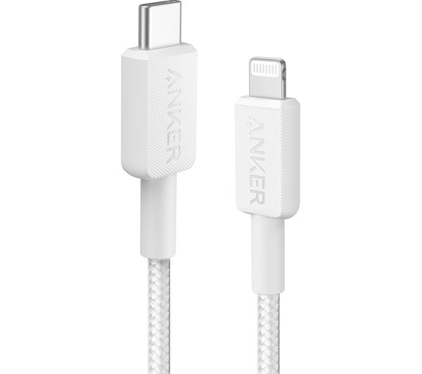 ANKER USB Type-C to Lightning Cable - 1 m, White