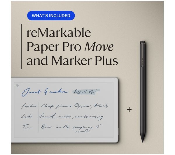 REMARKABLE Paper Pro Move with Marker Plus - CP28325 - Currys Business
