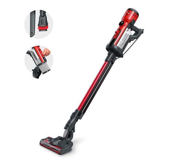 An image of NUMATIC Henry Quick Upright Corded Vacuum Cleaner - Red