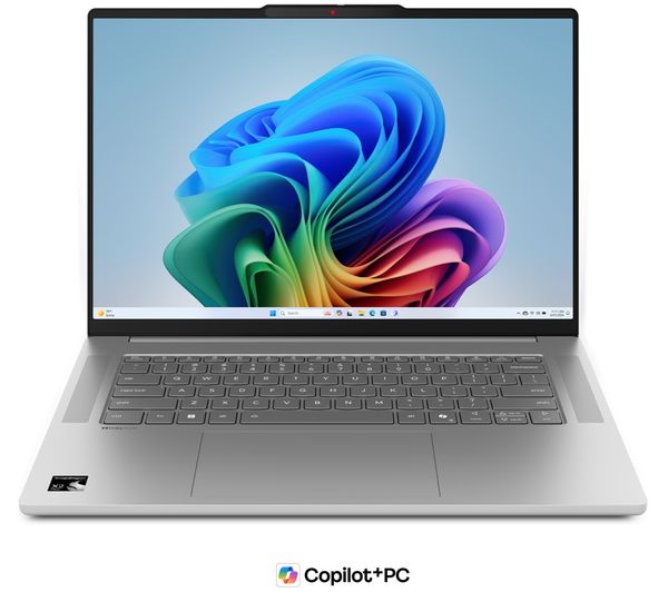 An image of LENOVO IdeaPad Slim 5 15.3" Laptop, Copilot+ PC - Snapdragon X2, 512 GB SSD, Cloud Grey
