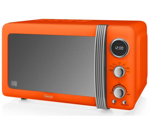 SWAN Retro SM22030ON Solo Microwave - Orange, Orange