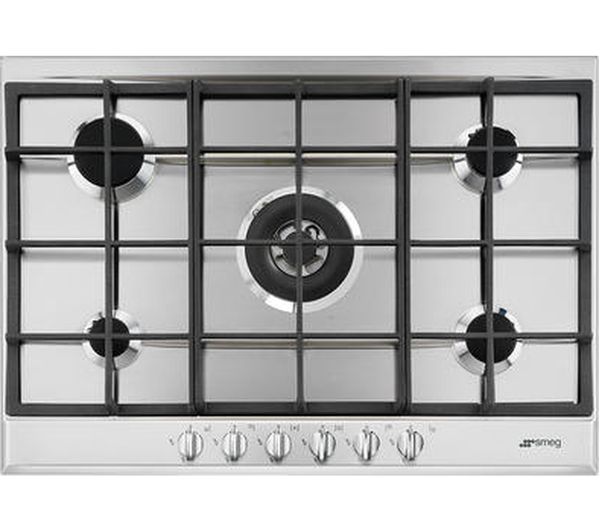SMEG Cucina P272XGH Gas Hob - Stainless Steel, Stainless Steel