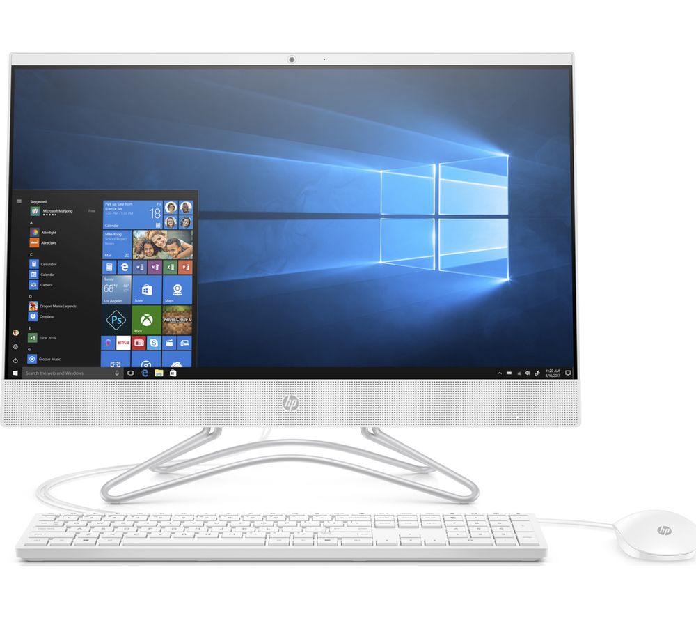 HP 24-f0015na 23.8″ Intel® Core i3 All-in-One PC – 1 TB HDD, White, White