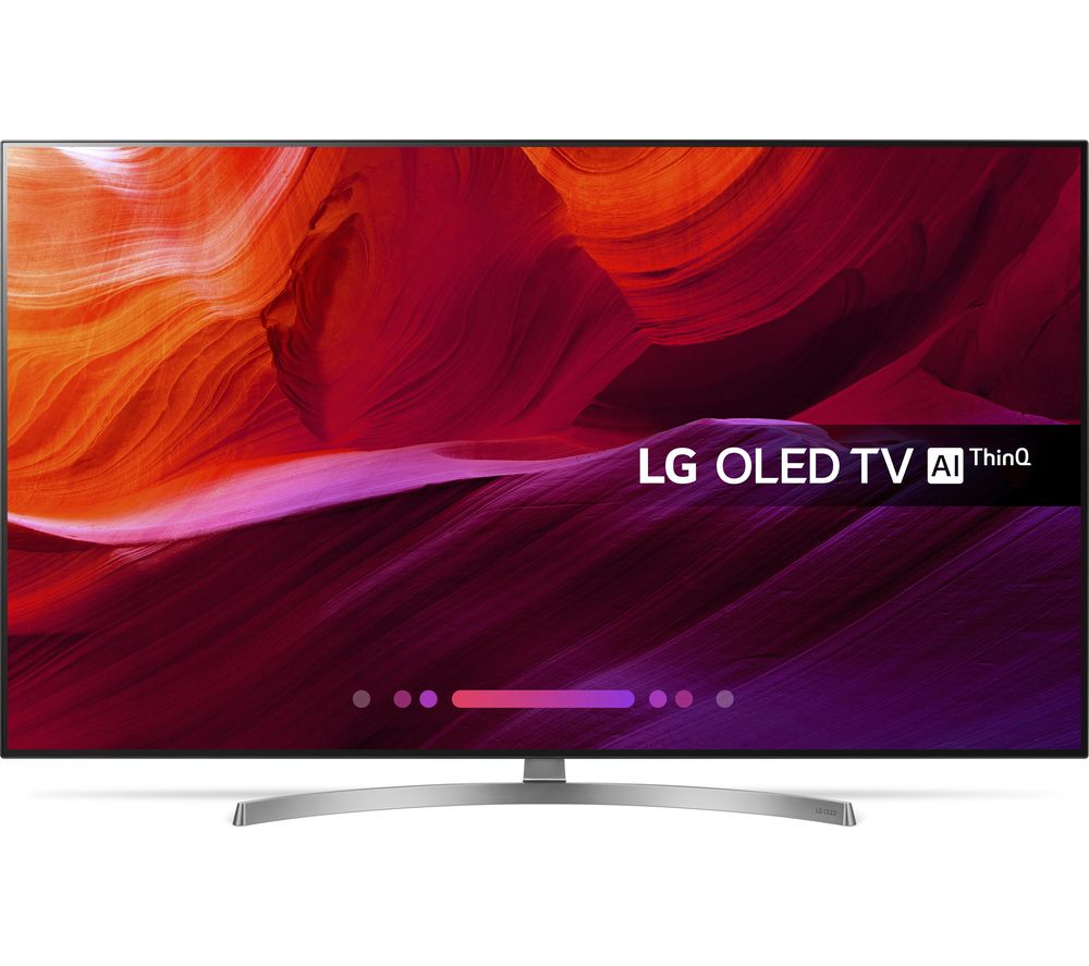 55″  LG OLED55B8SLC Smart 4K Ultra HD HDR OLED TV, Black