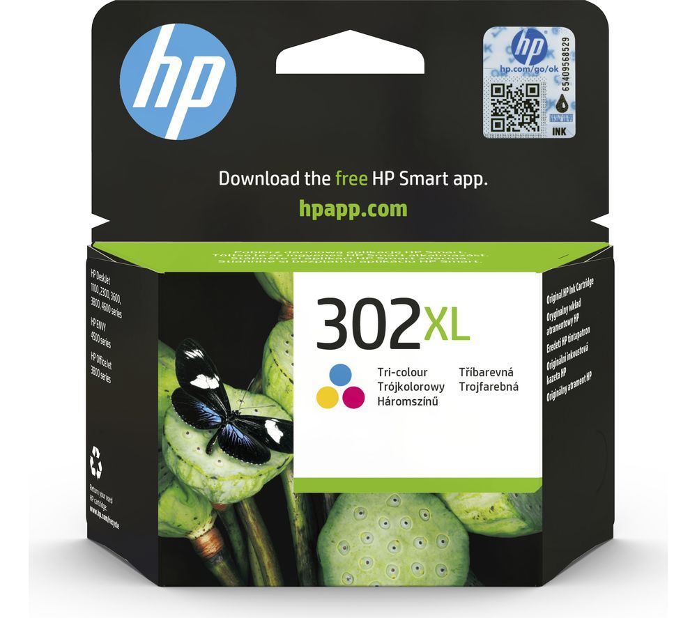 HP 302XL Tri-colour Ink Cartridge