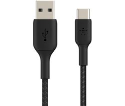 Braided USB-C to USB-A Cable - 1 m