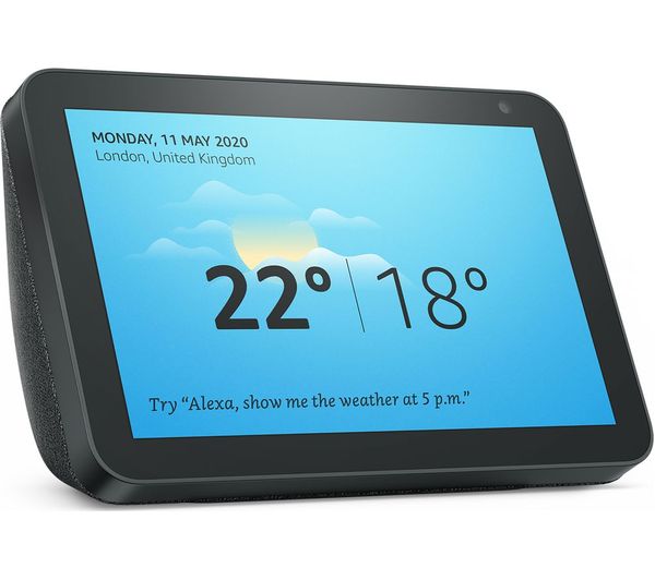 Buy RING Echo Show 8 (2019) & Indoor Cam Full HD 1080p WiFi Security