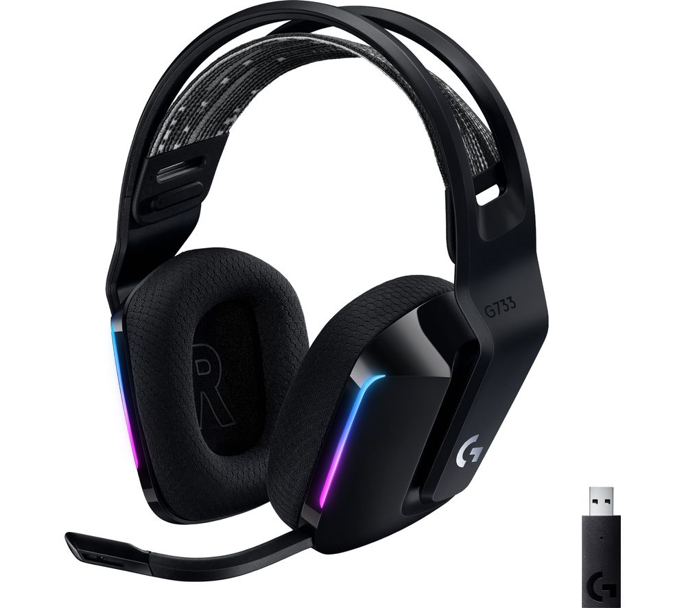 G733 LIGHTSPEED Wireless Gaming Headset - Black