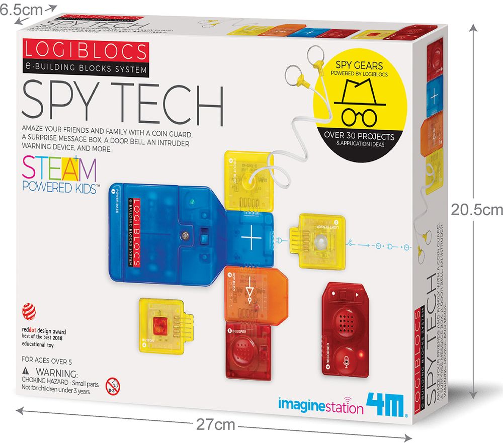 LOGIBLOCS Spy Tech Science Kit