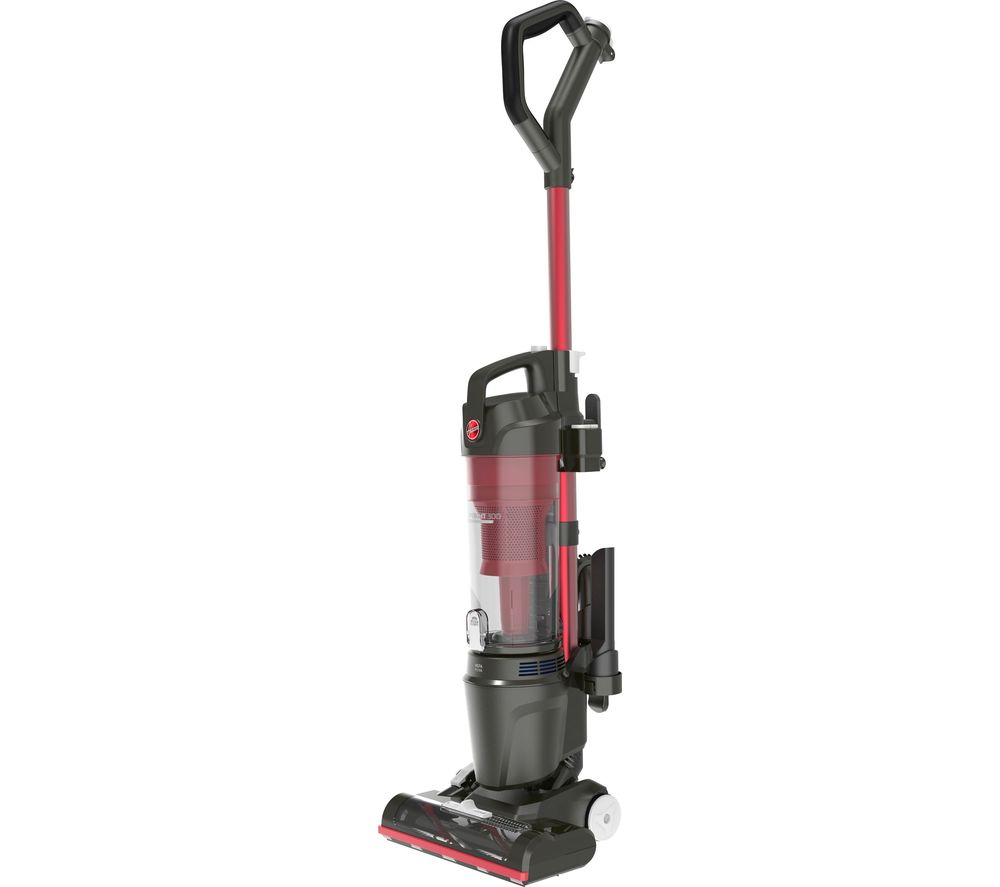 HOOVER Upright 300 HU300RHM Home Bagless Vacuum Cleaner Red & Grey