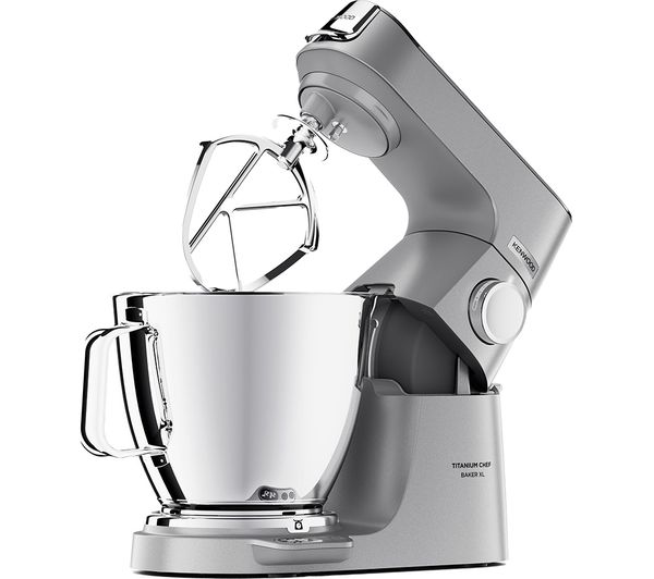 0W20011431 KENWOOD Titanium Chef Baker XL KVL85.004SI Stand Mixer Silver Currys Business