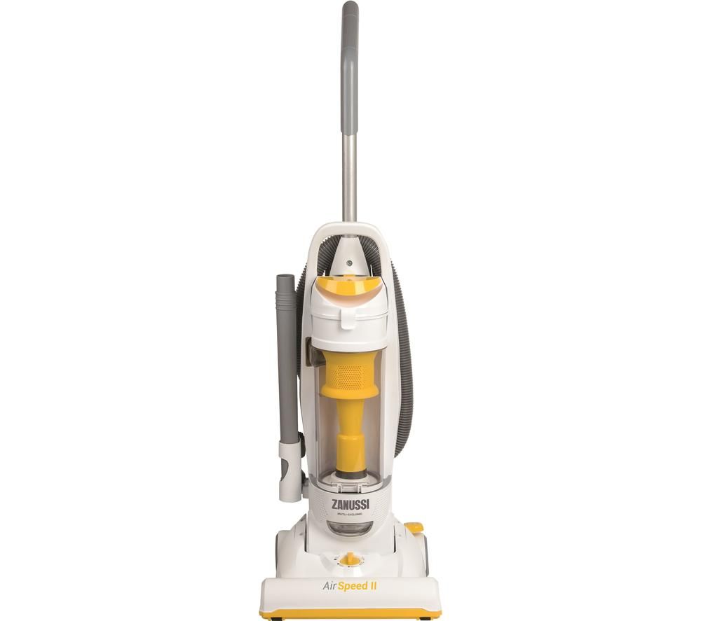 ZANUSSI ZAN2020UR Upright Bagless Vacuum Cleaner - Yellow, Grey & White