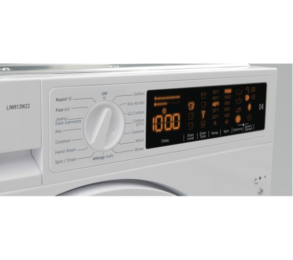 currys logik integrated washing machine