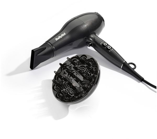 6490DU BABYLISS Platinum Diamond 2300 Hair Dryer Grey Currys Business