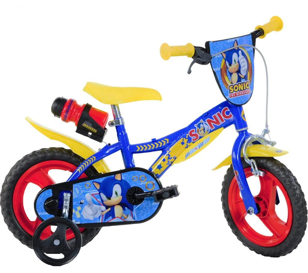 Sonic The Hedgehog 12" Kids' Bicycle - Blue, Yellow & Red