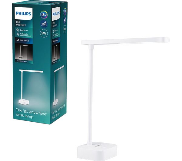 Image of PHILIPS Tilpa LED Desk Lamp - White