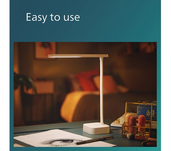 871951444383900 PHILIPS Tilpa LED Desk Lamp White Currys Business