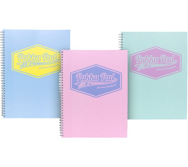 An image of PUKKA A4 Pastel Jotta Notepad