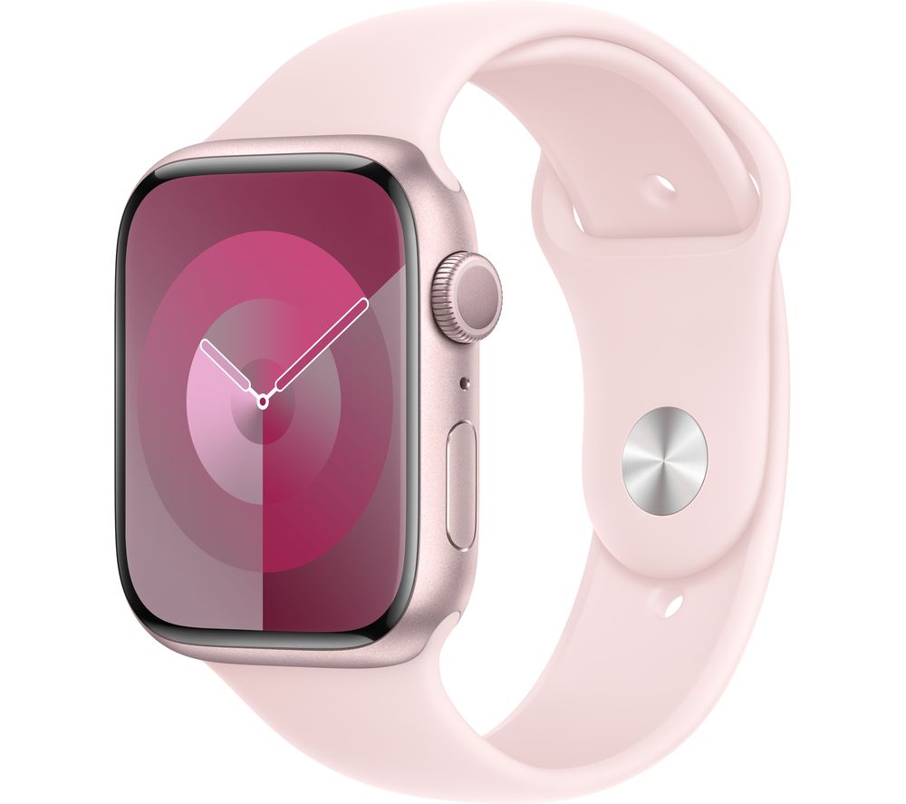 Watch Series 9 - 45 mm Pink Aluminium Case with Light Pink Sport Band, S/M