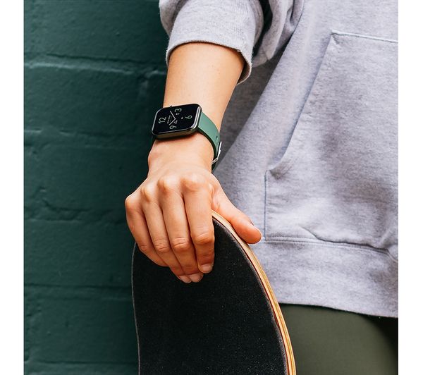 79878 REFLEX ACTIVE Series 12 Smart Watch Green, Silicone Strap