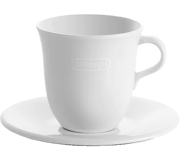 Delonghi Dlsc309 Ceramic Cappuccino Cups Twin Pack White