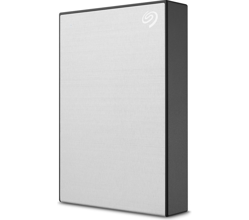One Touch Portable Hard Drive - 5 TB, Silver