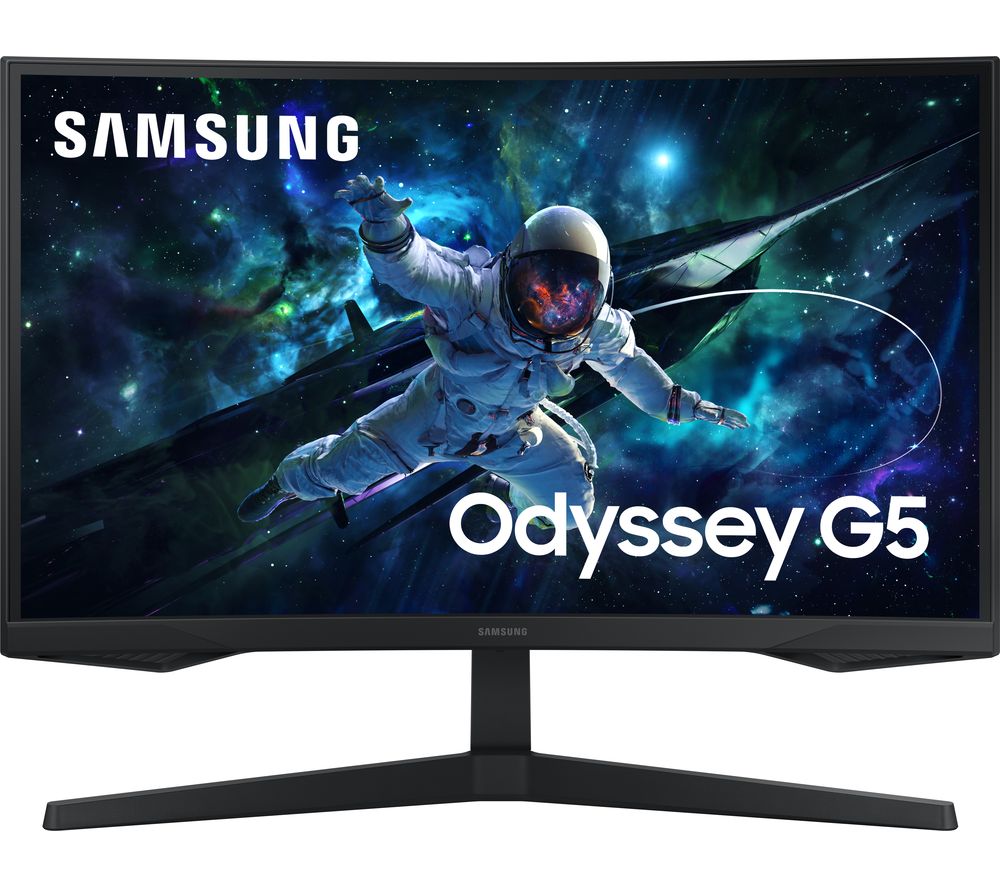 Odyssey G5 LS27CG552EUXXU Quad HD 27" Curved VA LCD Gaming Monitor - Black