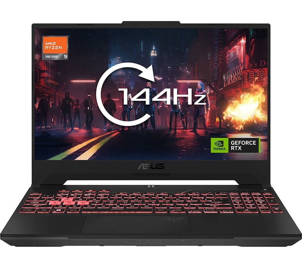 TUF Gaming A15 15.6" Gaming Laptop - AMD Ryzen 7, RTX 4060, 512 GB SSD