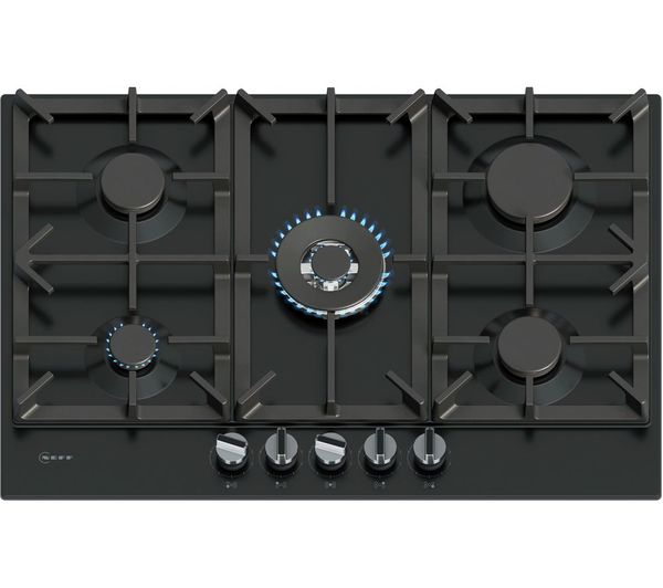 NEFF N70 T27CIQ8S0 75 cm Gas Hob - Black