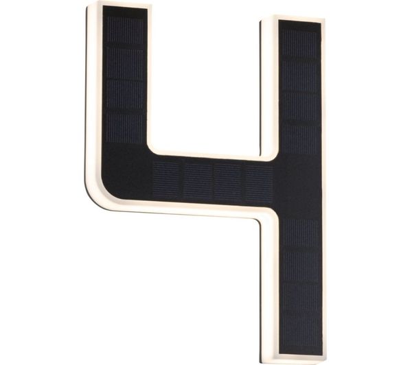 PAULMANN Solar LED House Number Light - No. 4