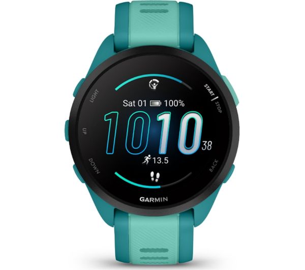 Garmin Forerunner 165 Music Sports Watch Turquoise Aqua 43 Mm Garmin Forerunner 165 Music Sports Watch Turquoise Aqua 43 Mm